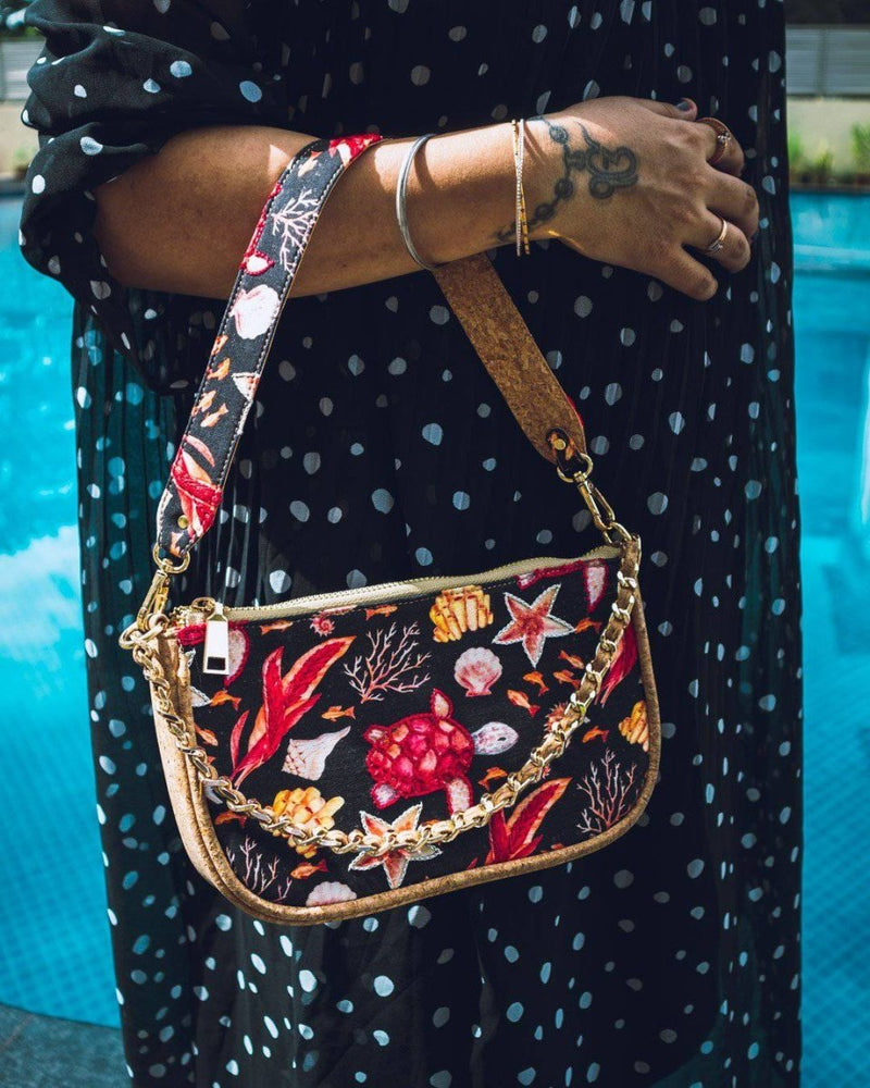 Buy Reeva Baguette | Ethically made Handbag | Shop Verified Sustainable Womens Handbag on Brown Living™