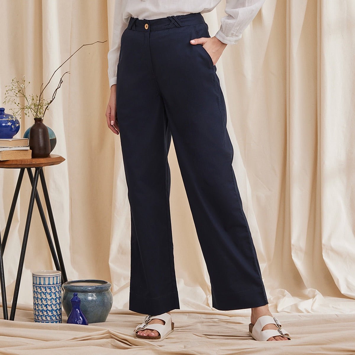 Regal Pants - Organic Cotton Trousers | Verified Sustainable by Brown Living™