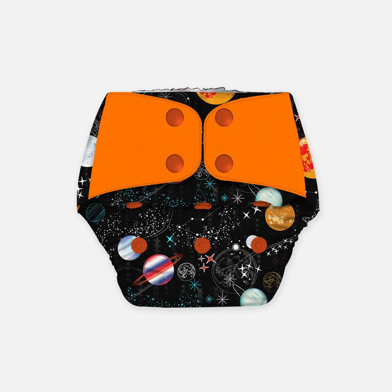 Buy Galaxy ride Regular Cloth Diapers for Babies 3 Months-3 Years (5-17kg) | 1 Cloth Diaper & 1 Wet-Free Microfiber Terry Soaker | Shop Verified Sustainable Baby Diapers on Brown Living™