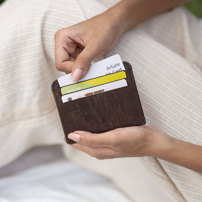 Buy Reilly Card Case - Brown | Shop Verified Sustainable Wallet on Brown Living™