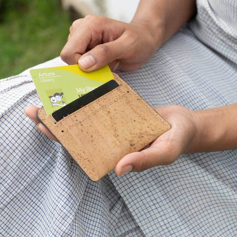 Buy Reilly Card Case - Natural | Shop Verified Sustainable Products on Brown Living