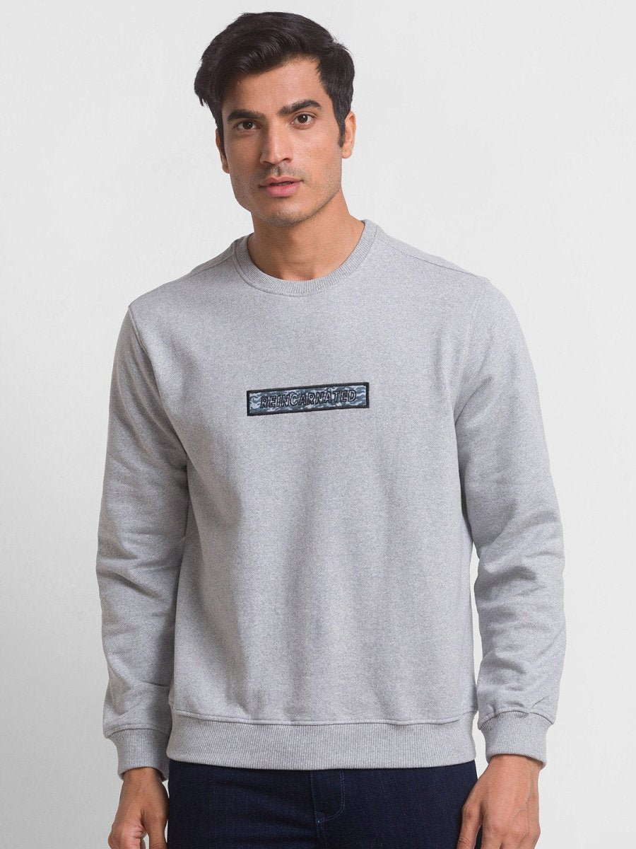 Reincarnated Sweatshirt Grey | Verified Sustainable by Brown Living™