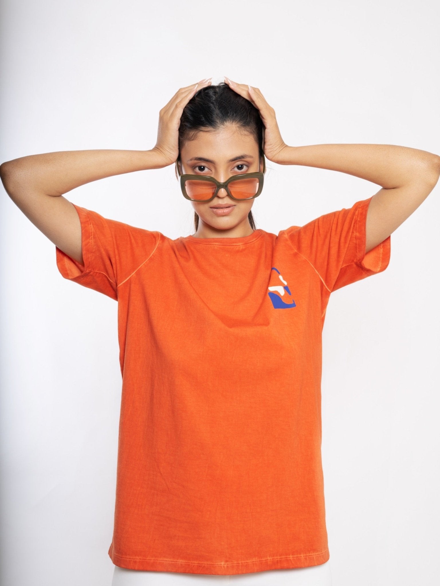 Rekindle - 100% Organic Cotton Unisex Tee - Orange | Verified Sustainable by Brown Living™