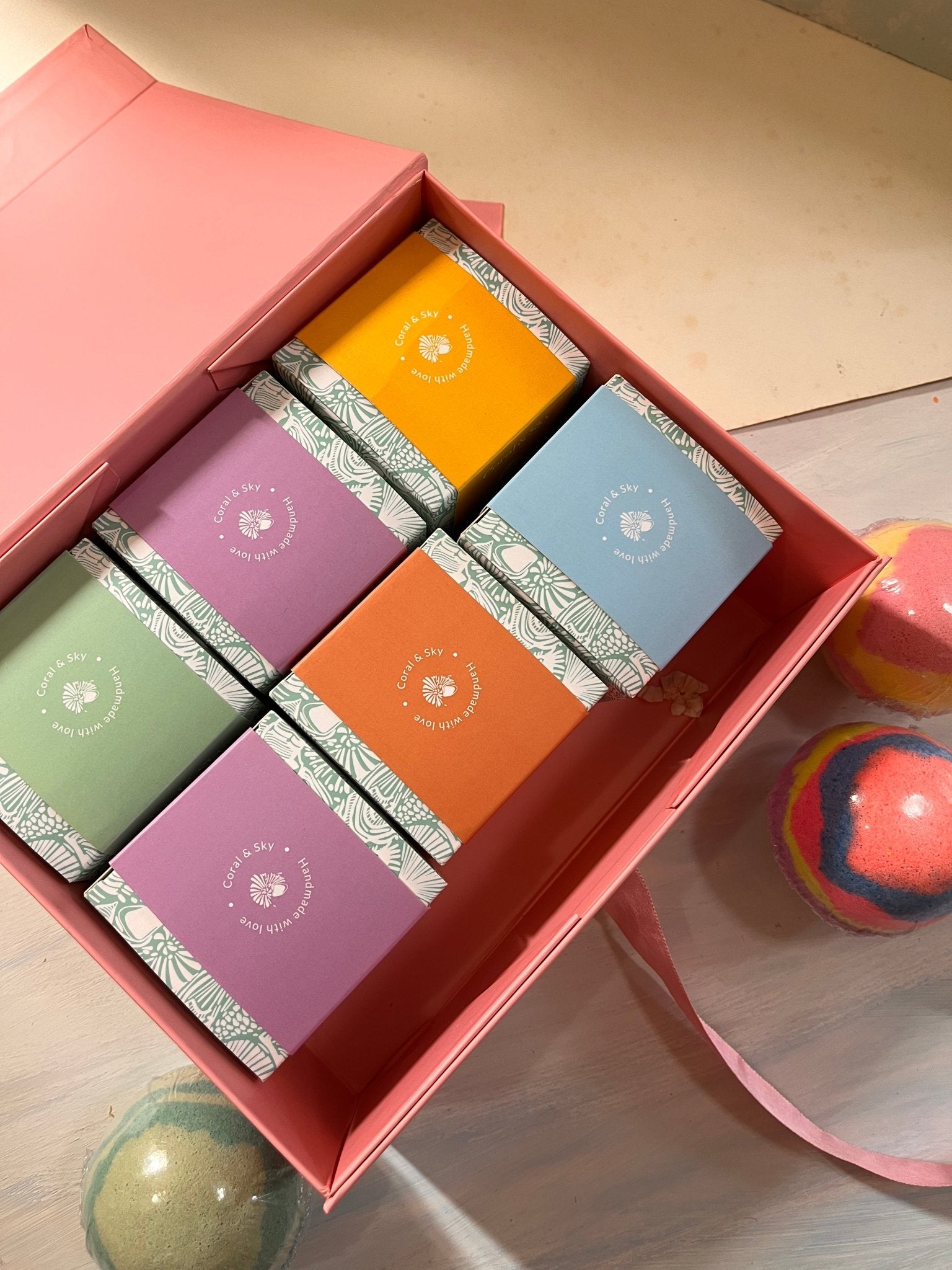 Relaxing Bath Bombs - Set of 6 Gifting Pack | Verified Sustainable by Brown Living™