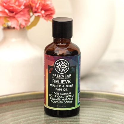 Relieve - Oil for Muscle & Joint Pain (50ml) | Verified Sustainable by Brown Living™