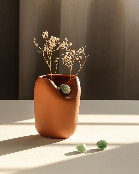 Reminder Vase - Terracotta Brown | Verified Sustainable by Brown Living™