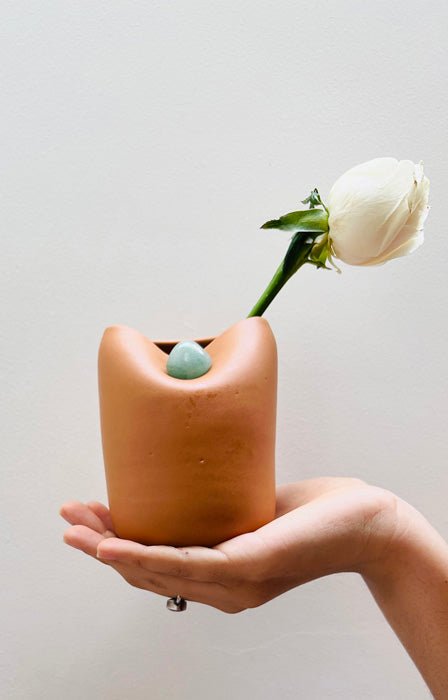 Buy Reminder Vase - Terracotta Brown | Shop Verified Sustainable Products on Brown Living