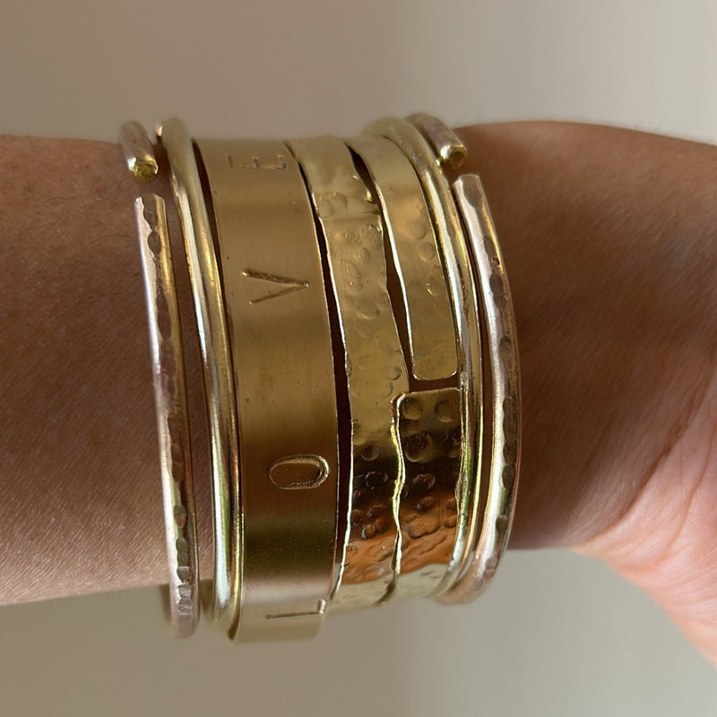 Buy Remix LOVE bangles | Shop Verified Sustainable Products on Brown Living