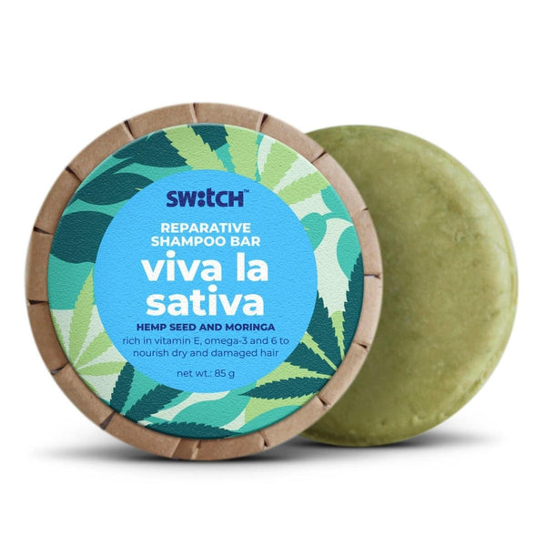 Buy Repairing Viva La Sativa Shampoo Bar for Dry and Damaged Hair | Shop Verified Sustainable Hair Shampoo Bar on Brown Living™
