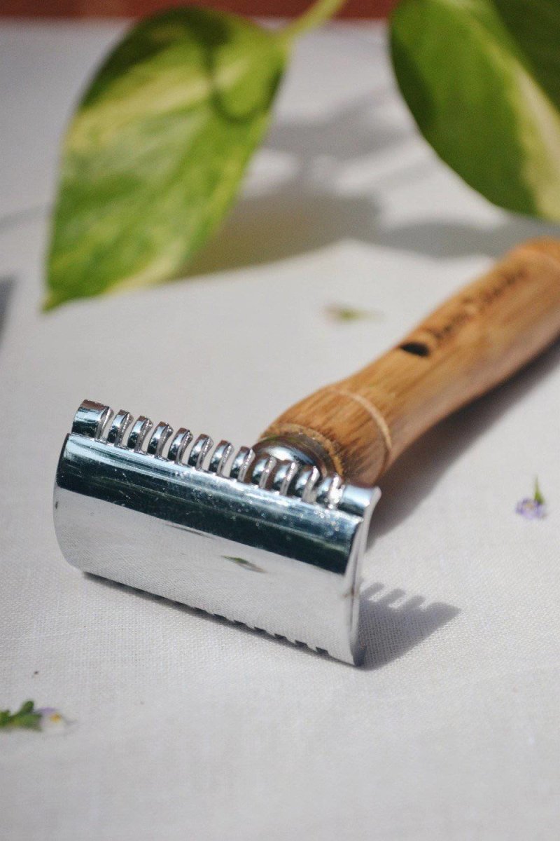 Buy Reusable Bamboo Safety Razor - Double Edged | Shop Verified Sustainable Products on Brown Living