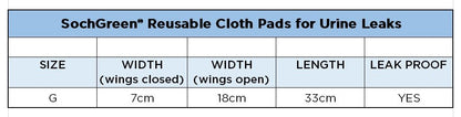 Reusable Cloth Pads (Gushy Flow) (3pc) | Verified Sustainable by Brown Living™