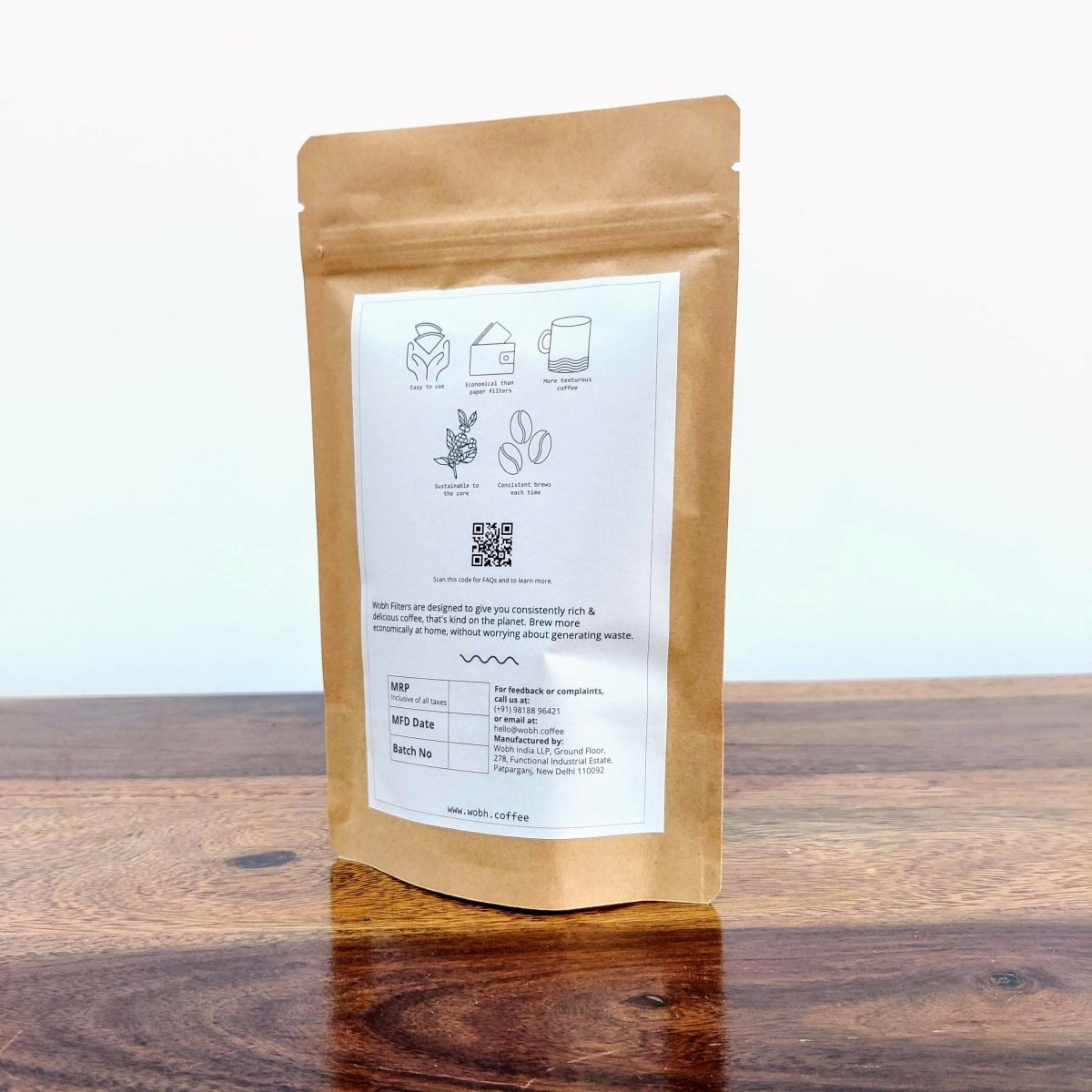 Reusable Coffee - Brewing Filter | Fits Kalita Wave 185, Flat Bottom Drippers – Beverage Accessories by Wobh Filters available on Brown Living™. Pack of 2 . SKU: 212 - 08325 - WF - KLW02 - 02. Img 5.