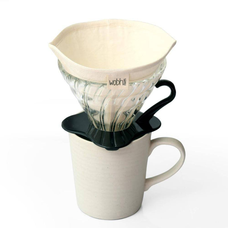 Buy Reusable Coffee-Brewing Filter Sampler - Hario V60 Filter & Cold-Brew Bag | Shop Verified Sustainable Products on Brown Living