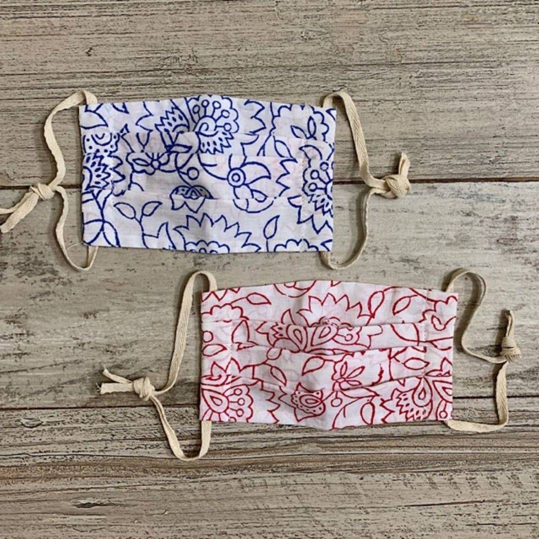 Reusable Cotton Face Mask with Filter Pocket (Set of 2) | Verified Sustainable by Brown Living™