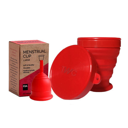 Reusable Menstrual Cup and Sterilizer Combo - Large Size | Verified Sustainable by Brown Living™