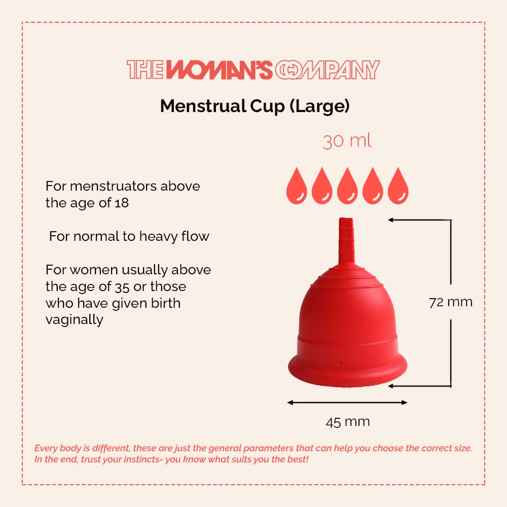 Reusable Menstrual Cup and Sterilizer Combo - Large Size | Verified Sustainable by Brown Living™