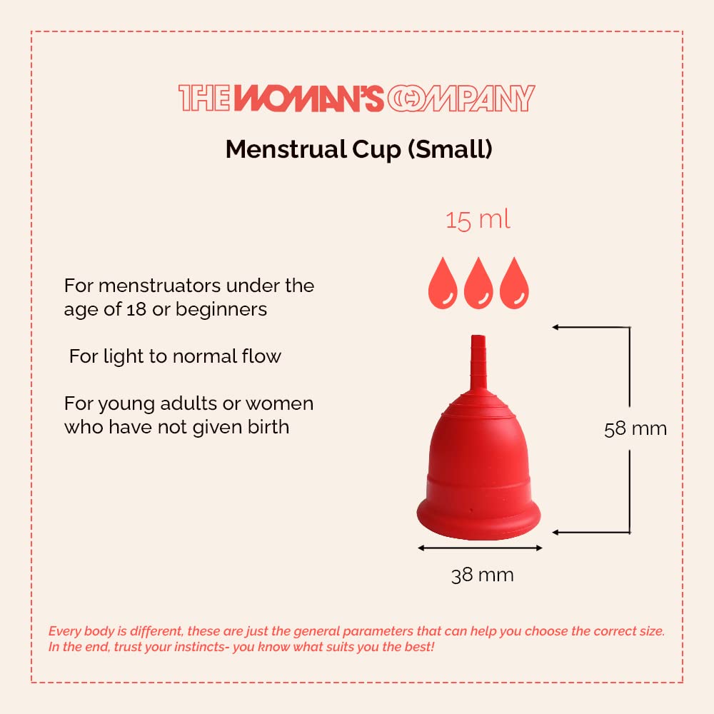 Reusable Menstrual Cup - Small Size with Menstrual Cup Sterilizer Combo | Verified Sustainable by Brown Living™