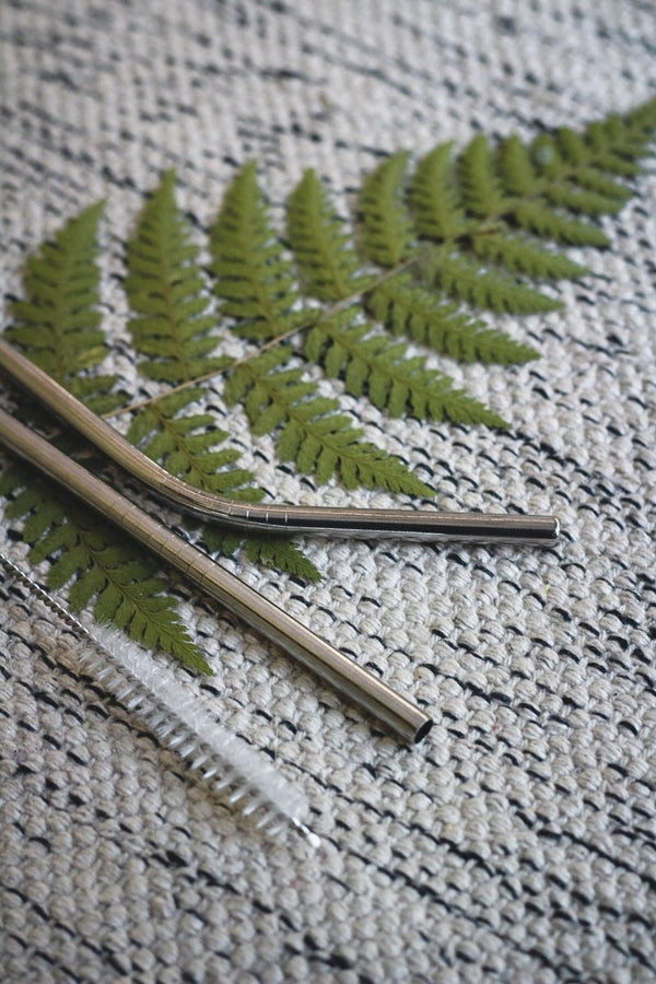 Buy Reusable Metal Straw Kit | Shop Verified Sustainable Table Essentials on Brown Living™