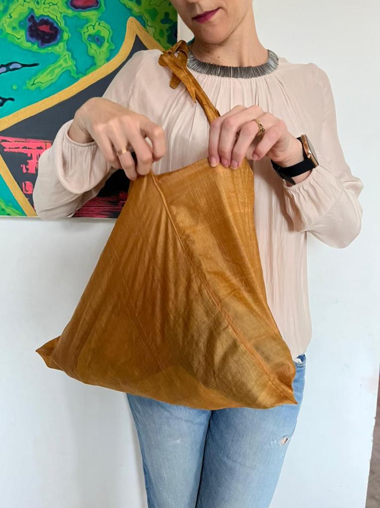 Buy Reusable Sandal Foldable Furoshiki Bag | Shop Verified Sustainable Foldable Bag on Brown Living™