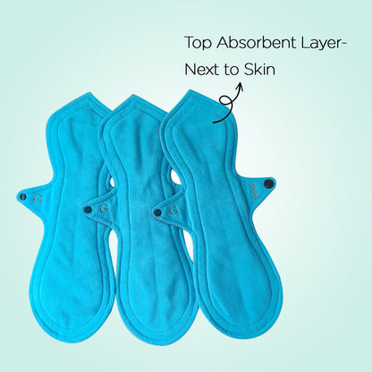 Reusable Zorb Cloth Pads for Urine Leaks (3pc) | Verified Sustainable by Brown Living™