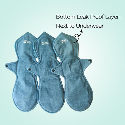 Reusable Zorb Cloth Pads for Urine Leaks (3pc) | Verified Sustainable by Brown Living™