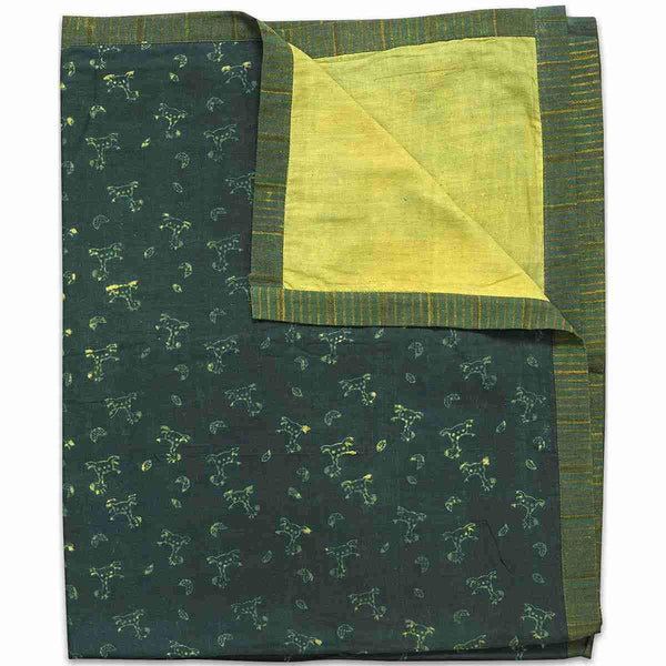 Buy Reversible Blanket For Babies-Green | Shop Verified Sustainable Bedding on Brown Living™