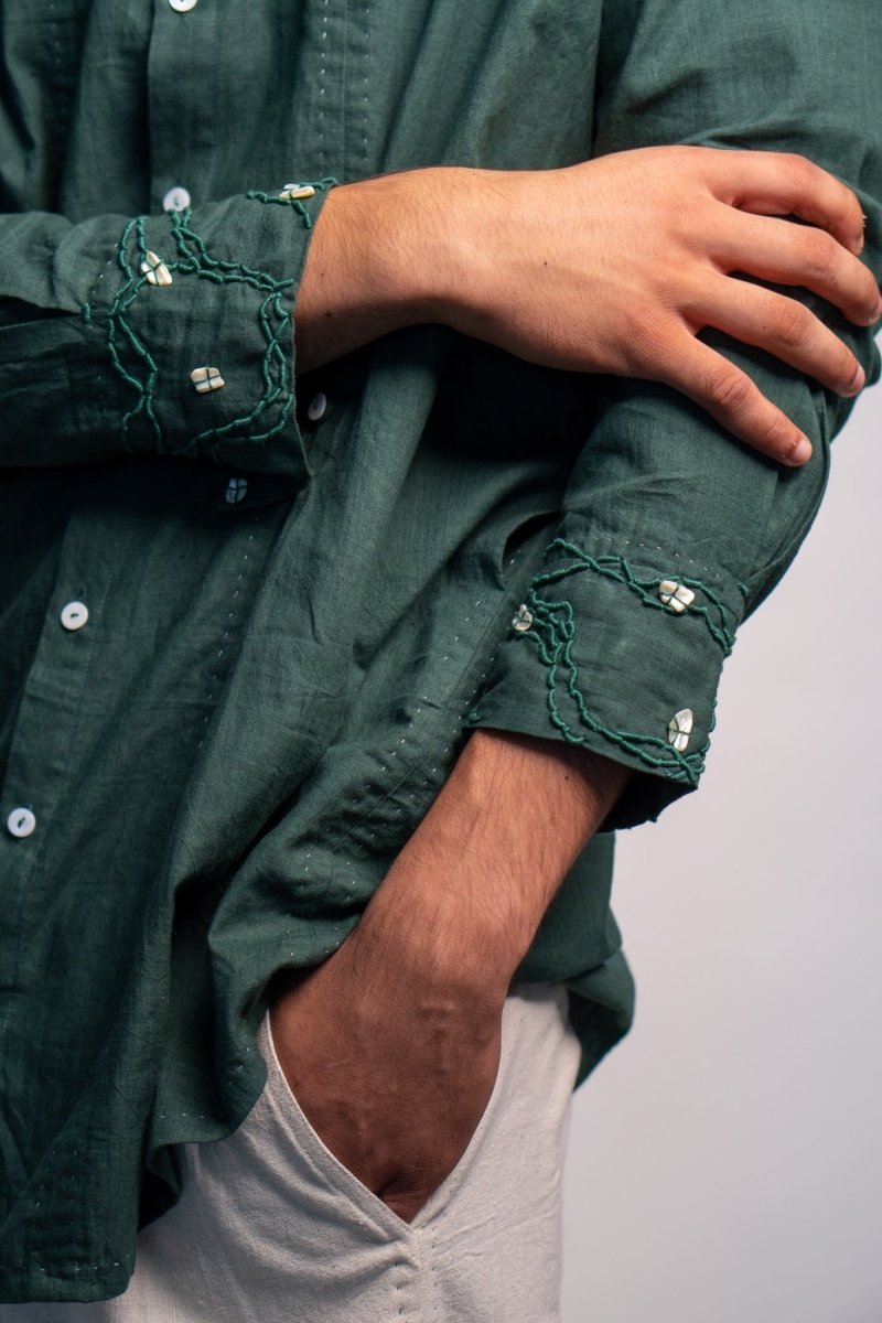 Buy Rewind Button Detail Shirt | Shop Verified Sustainable Products on Brown Living