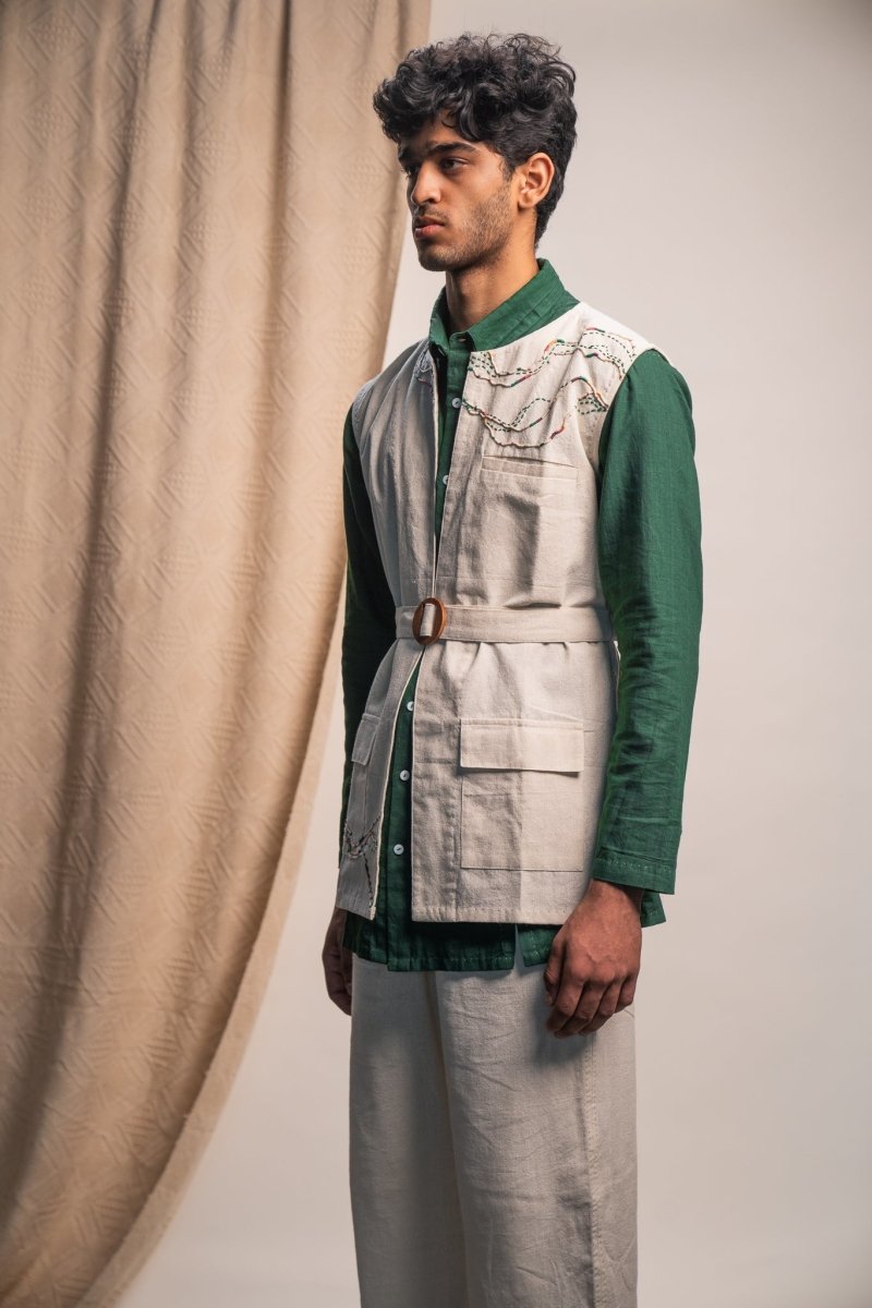 Buy Rewind Unisex Cotton Vest | Shop Verified Sustainable Mens Vest Coat on Brown Living™