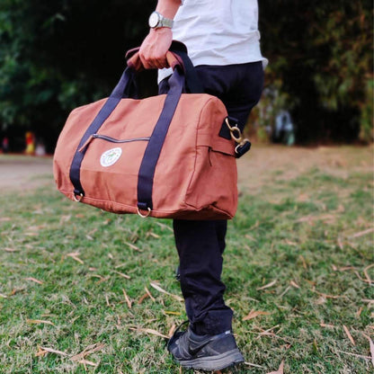 Rhino Duffel - Charcoal Black | Verified Sustainable by Brown Living™