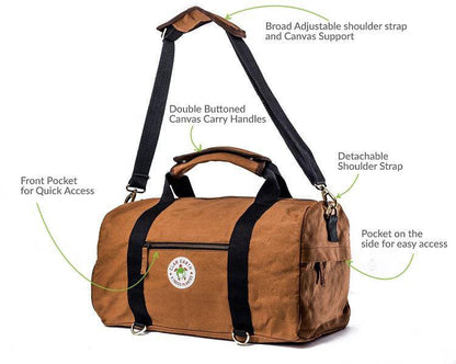 Rhino Duffel - Cherry Red | Verified Sustainable by Brown Living™