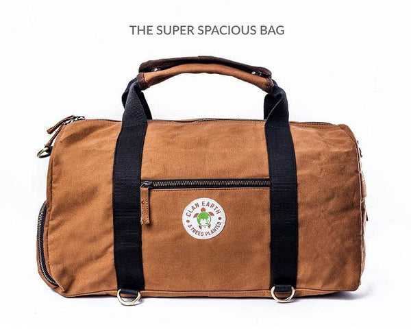 Buy Rhino Duffel - Walnut Brown | Shop Verified Sustainable Products on Brown Living