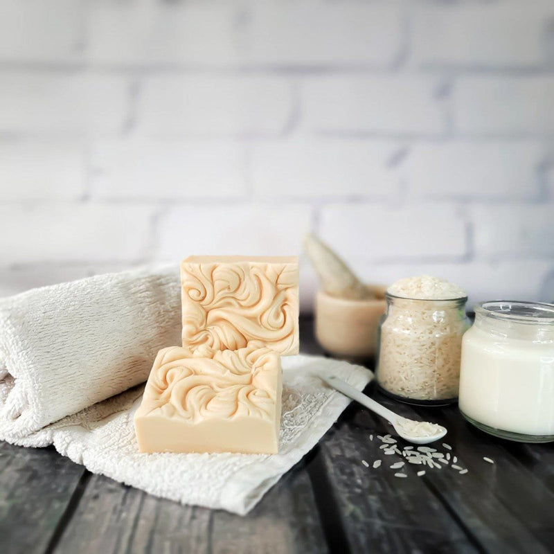 Buy Rice Milk Cold Processed Soap Bar | Shop Verified Sustainable Body Soap on Brown Living™