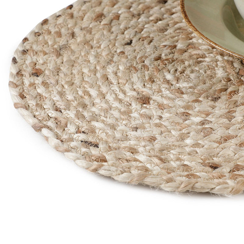Buy Rings Jute Placemat | Shop Verified Sustainable Products on Brown Living
