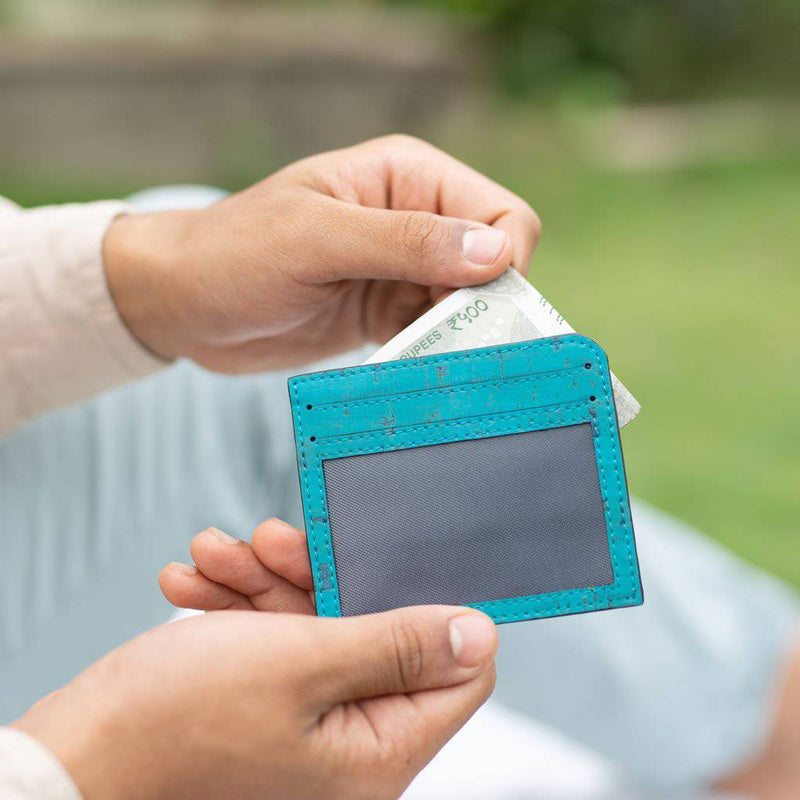 Buy Rio Card Case - Teal | Shop Verified Sustainable Products on Brown Living