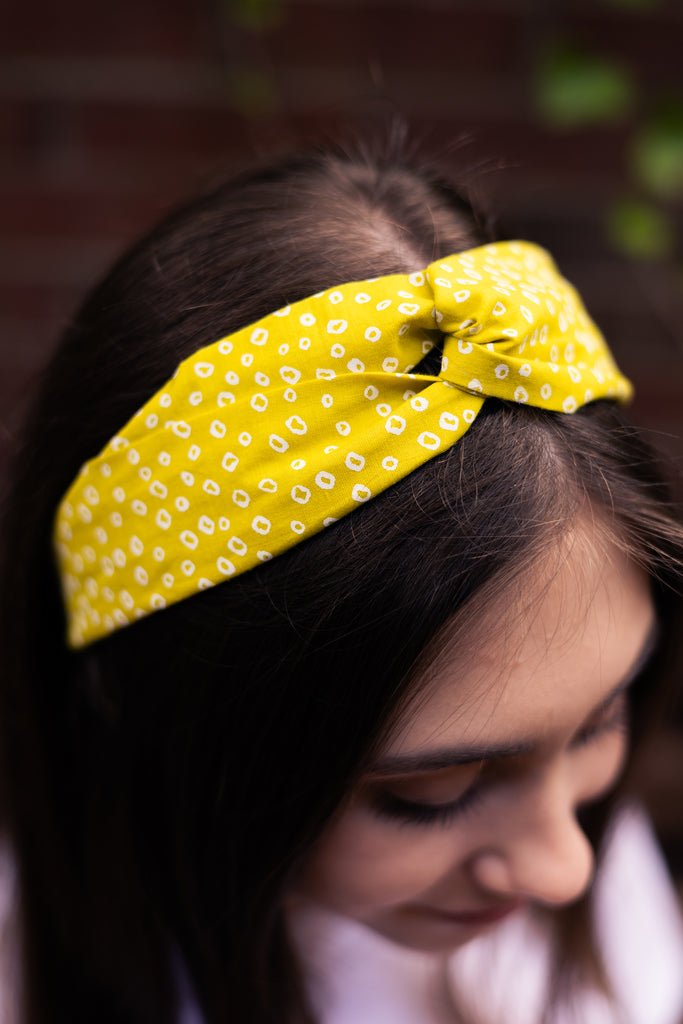 Buy Rita Green Soft Knot Headband | Shop Verified Sustainable Products on Brown Living