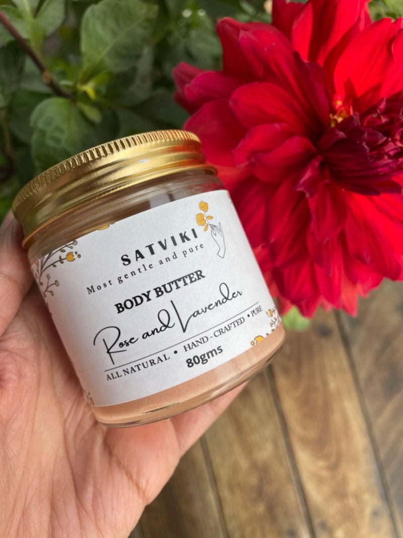 Buy Rose and Lavender Body butter | Shop Verified Sustainable Body Butter on Brown Living™
