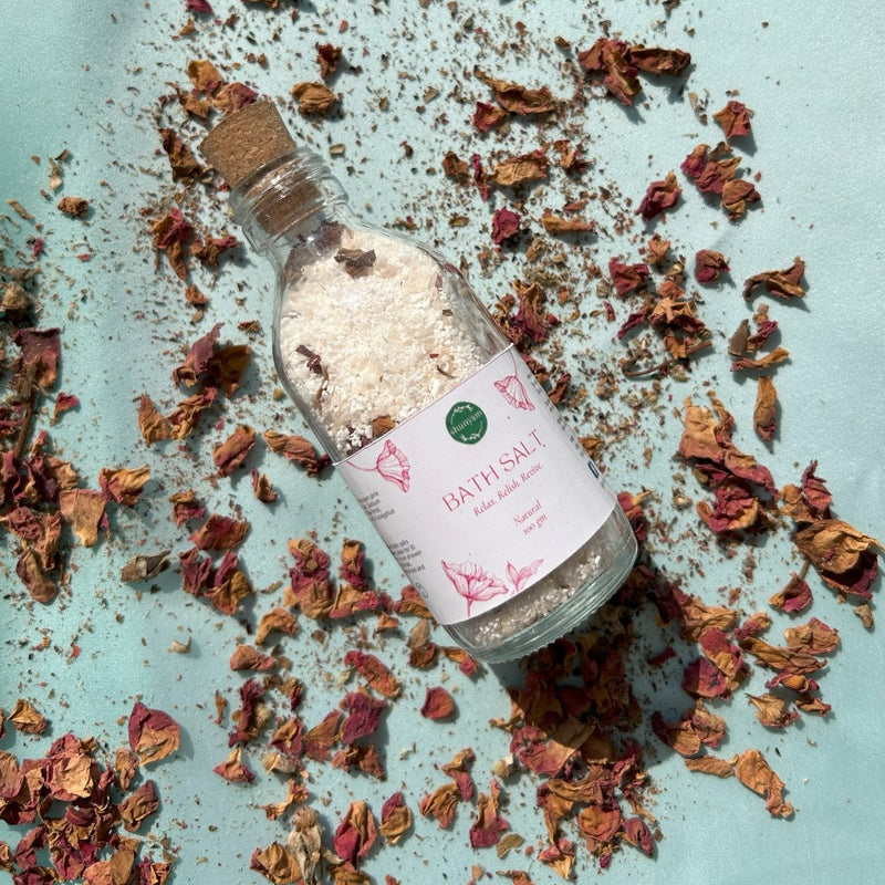 Buy Rose Bath Salt for Aromatherapy and Muscle Relaxation | Shop Verified Sustainable Bath Salt on Brown Living™