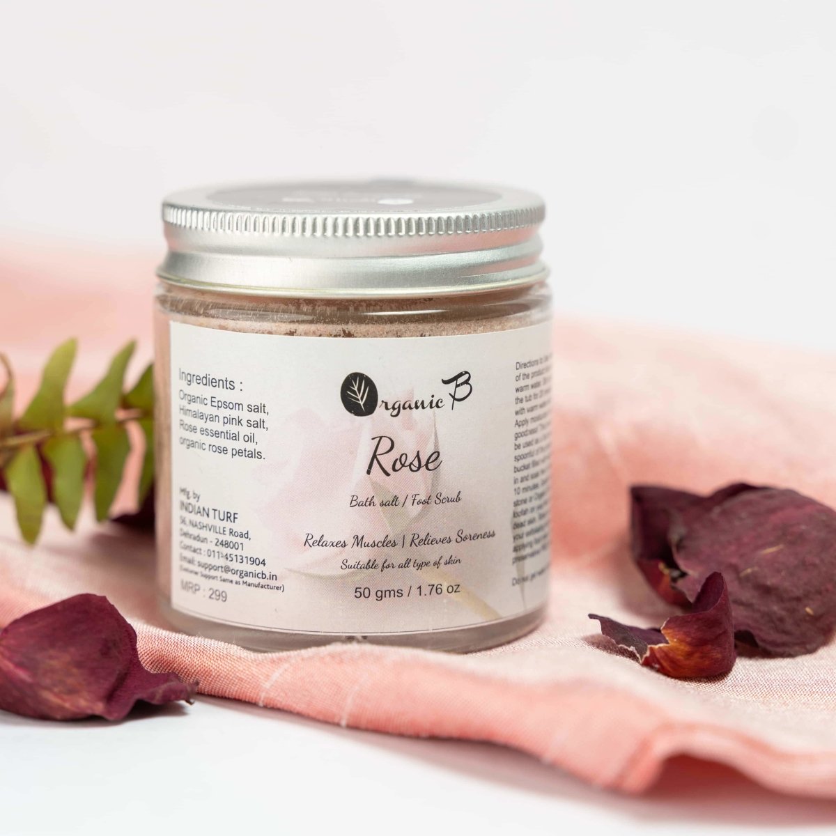 Rose Bath Salt | Verified Sustainable by Brown Living™