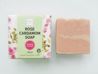 Rose & Cardamom Handmade Soap | Verified Sustainable by Brown Living™