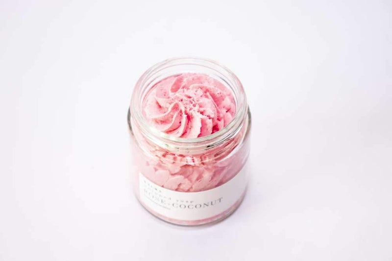 Buy Rose & Coconut Whipped Soap | Shop Verified Sustainable Body Soap on Brown Living™