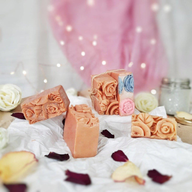 Buy Rose Cold Processed Soap Bar | Shop Verified Sustainable Products on Brown Living