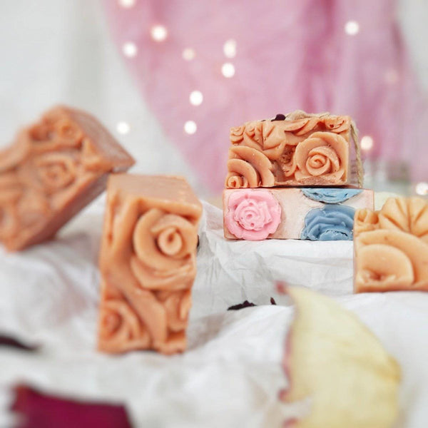 Buy Rose Cold Processed Soap Bar | Shop Verified Sustainable Products on Brown Living