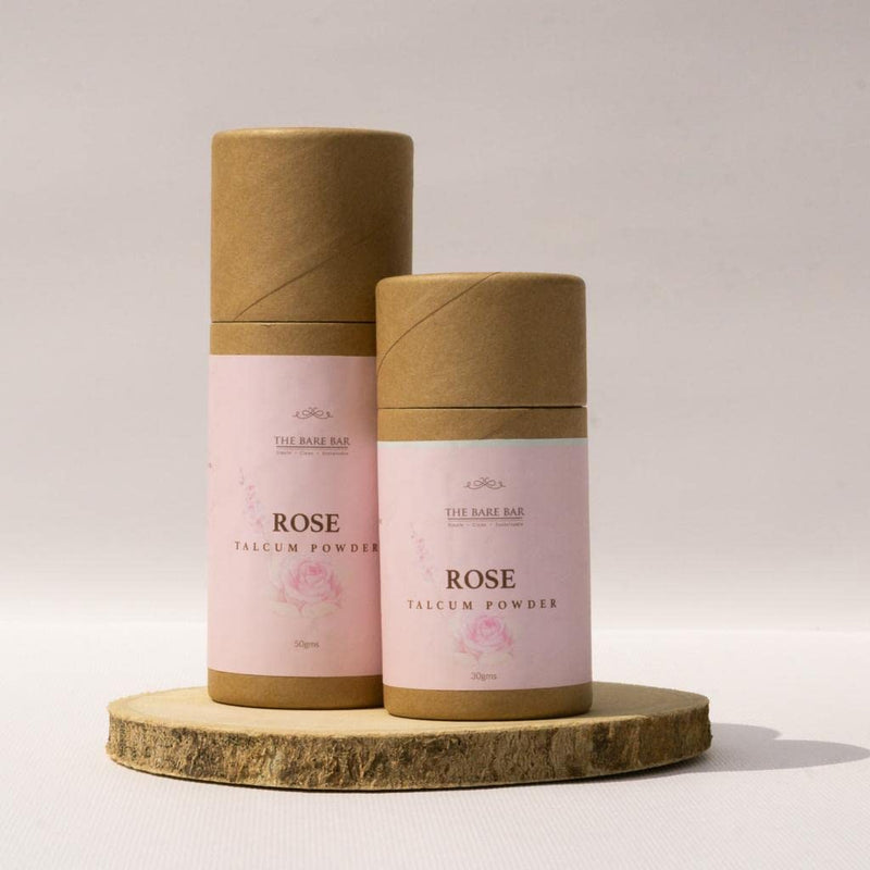 Buy Rose Dusting Powder | Refreshing | Body Talcum | Shop Verified Sustainable Bath Accessories on Brown Living™