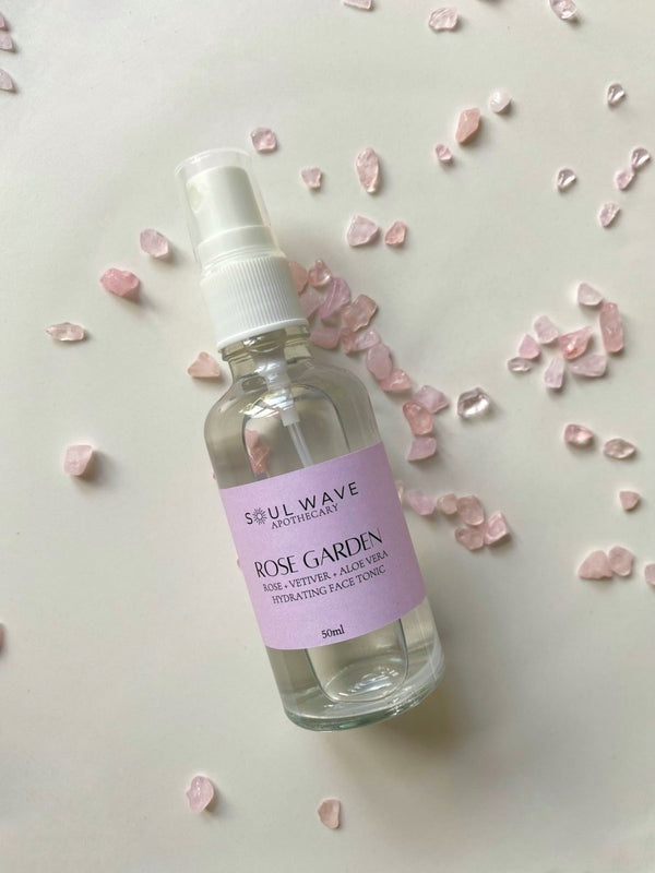 Buy Rose Garden Face Toner (Rose + Vetiver + Aloe Vera) | Shop Verified Sustainable Products on Brown Living