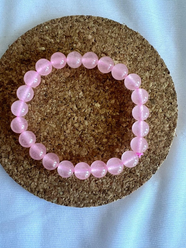 Buy Rose Quartz Bracelet | Shop Verified Sustainable Womens Bracelets on Brown Living™