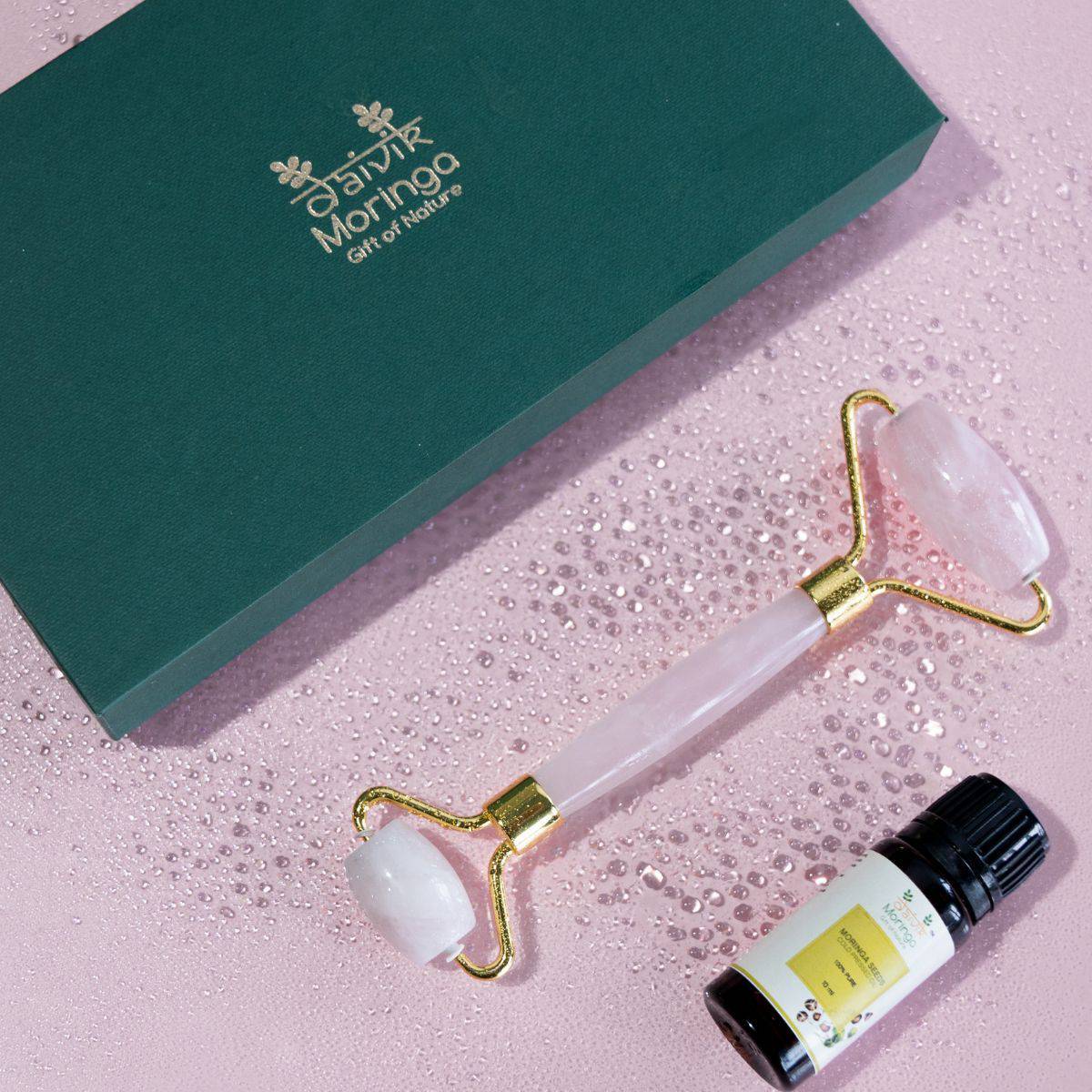 Rose Quartz Face Roller | Verified Sustainable by Brown Living™