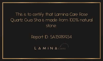 Rose Quartz Gua Sha – Massager on Brown Living™. SKU: Lamina - 17. Img 4.