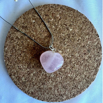 Rose quartz Pendant | Verified Sustainable by Brown Living™