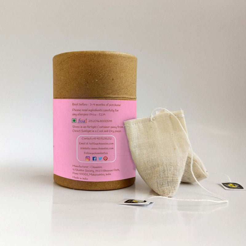 Buy Rose & Saffron Immunity Tea Bags - 18gms | Shop Verified Sustainable Tea on Brown Living™