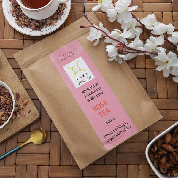Buy Rose Tea - The Spirit Uplifter with Great Aroma - 100g - 60 Servings | Shop Verified Sustainable Tea on Brown Living™